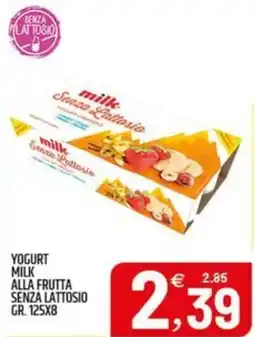 Ard Discount Yogurt milk alla frutta SENZA LATTOSIO offerta