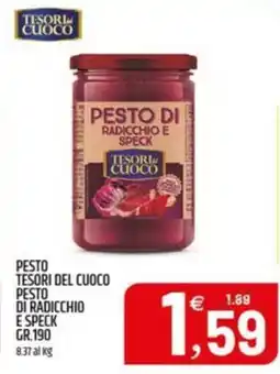 Ard Discount Pesto tesori del cuoco pesto di radicchio e speck offerta