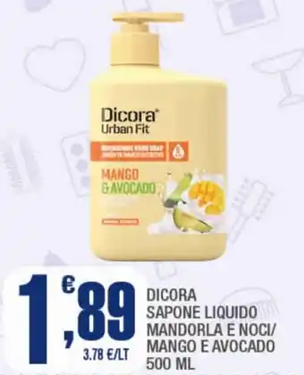 Splendidi e Splendenti Dicora sapone liquido mandorla e noci/ mango e avocado offerta