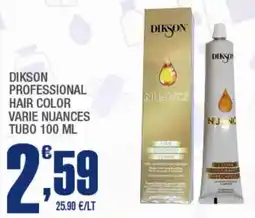 Splendidi e Splendenti Dikson professional hair color offerta