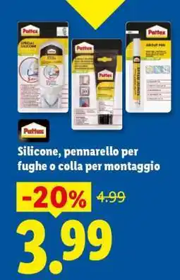 Lidl Pattex offerta