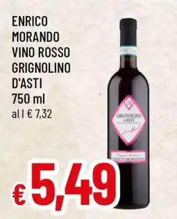 Famila ENRICO MORANDO VINO ROSSO GRIGNOLINO D'ASTI offerta