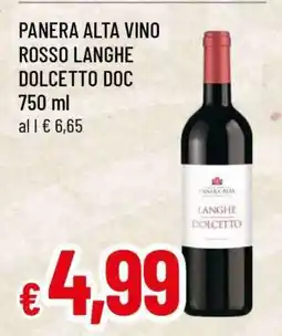 Famila PANERA ALTA VINO ROSSO LANGHE DOLCETTO DOC offerta