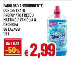 Famila Fabuloso Ammorbidente Concentrato Profumato Fresco Mattino / Vaniglia & Orchidea offerta
