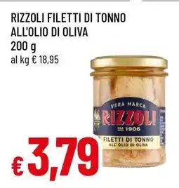 Famila RIZZOLI FILETTI DI TONNO ALL'OLIO DI OLIVA offerta