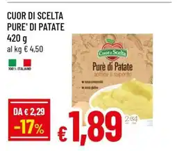 Famila CUOR DI SCELTA PURÉ DI PATATE offerta