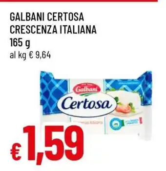 Famila GALBANI CERTOSA CRESCENZA ITALIANA offerta