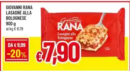 Famila GIOVANNI RANA LASAGNE ALLA BOLOGNESE offerta