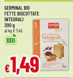 Famila GERMINAL BIO FETTE BISCOTTATE INTEGRALI offerta