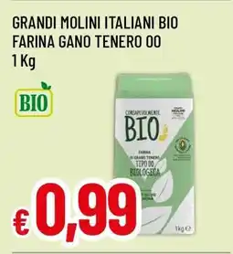 Famila GRANDI MOLINI ITALIANI BIO FARINA GANO TENERO 00 offerta