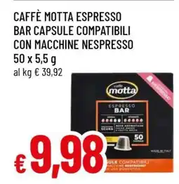 Famila CAFFÈ MOTTA ESPRESSO BAR CAPSULE offerta