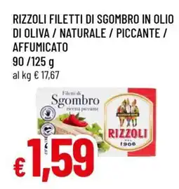 Famila RIZZOLI filetti di sgombro offerta