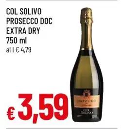 Famila COL SOLIVO PROSECCO DOC EXTRA DRY offerta
