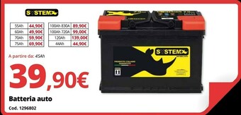 Brico Io Batteria auto offerta