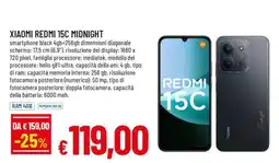 Famila XIAOMI REDMI 15C MIDNIGHT offerta