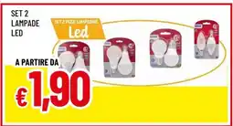 Famila SET 2 LAMPADE LED offerta