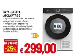 Famila DAYA DSTD8PE ASCIUGATRICE offerta