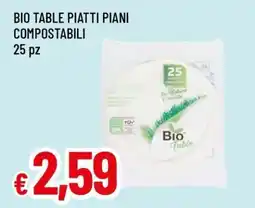 Famila Bio Table Piatti Piani Compostabili offerta