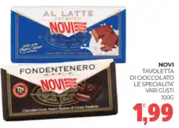 Eté Novi tavoletta di cioccolato le specialita' offerta