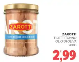 Eté Zarotti filetti tonno olio di oliva offerta