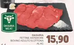 Eté Dasuria fettine anteriore bovino adulto scottona offerta