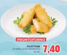 Eté Filettone di merluzzo impanato offerta