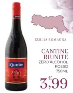 Eté Cantine riunite zero alcohol rosso offerta