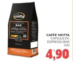 Eté Caffe' motta capsule DG espresso bar x20 offerta