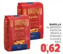 Eté Barilla al bronzo pasta di semola formati classici offerta