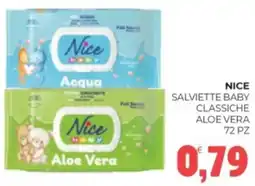 Eté Nice salviette baby classiche aloe vera offerta
