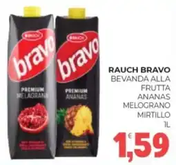 Eté Rauch bravo bevanda alla frutta ananas melograno mirtillo offerta