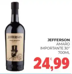Eté Jefferson amaro importante 30° offerta