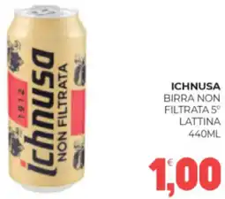 Eté Ichnusa birra non filtrata 5° lattina offerta