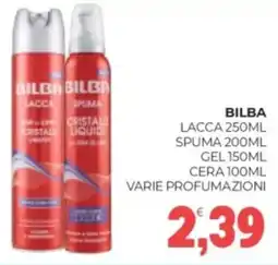 Eté Bilba lacca spuma gel cera offerta