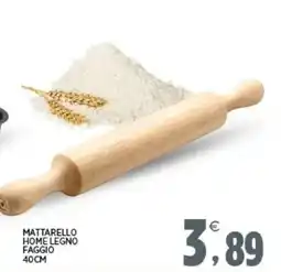 Interspar Mattarello home legno faggio 40cm offerta