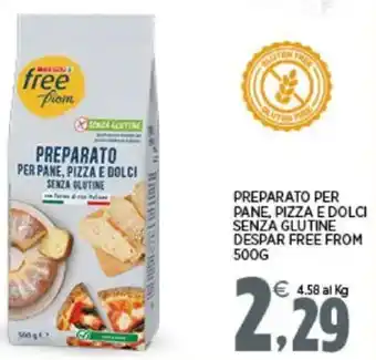 Preparato per pane, pizza e dolci senza glutine despar free from