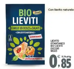 Interspar Lievito istantaneo bio lieviti decorì offerta