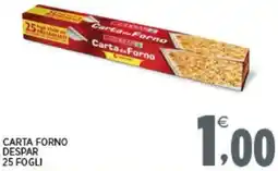 Interspar Carta forno despar offerta