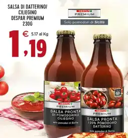 Interspar Salsa di datterino/ ciliegino DESPAR PREMIUM offerta