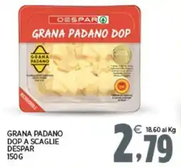 Interspar Grana padano dop a scaglie DESPAR offerta