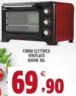 Interspar Forno elettrico ventilato 1600w offerta