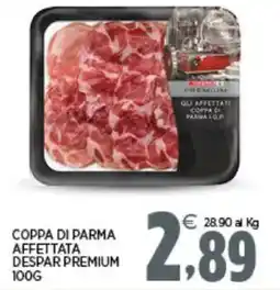 Interspar Coppa di parma affettata DESPAR PREMIUM offerta