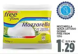 Interspar Mozzarella senza lattosio DESPAR FREE FROM offerta