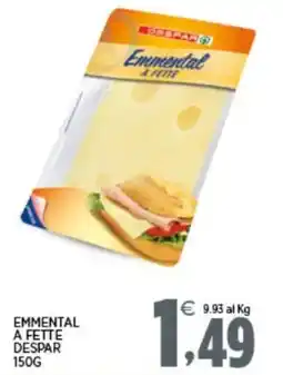 Interspar Emmental a fette DESPAR offerta