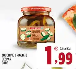 Interspar Zucchine grigliate DESPAR offerta