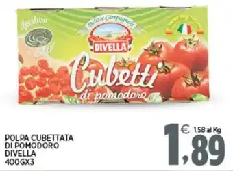 Polpa cubettata di pomodoro DIVELLA