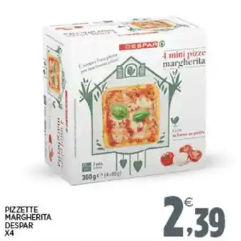 Pizzette margherita DESPAR X4