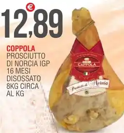 Caramico Coppola prosciutto di norcia igp 16 mesi disossato offerta
