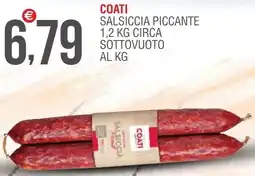 Caramico Coati salsiccia piccante offerta