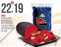 Caramico Pini favolosa bresaola sottofesa offerta
